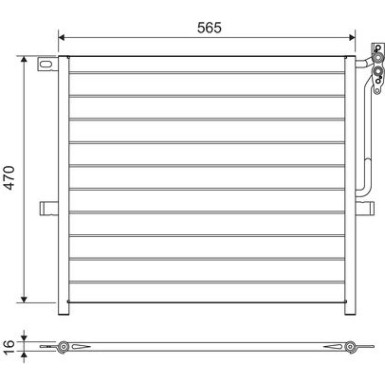 817383 Kondensator, Klimaanlage
