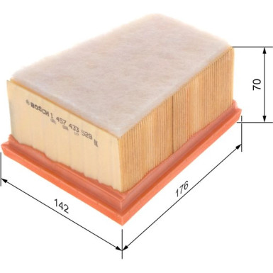 BOSCH 1 457 433 529 Luftfilter BOSCH 1 457 433 529 Luftfilter