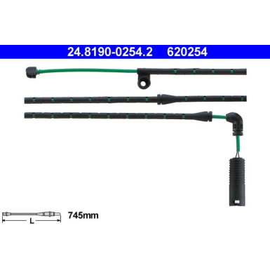 24.8190-0254.2 Warnkontakt, Bremsbelagverschleiß