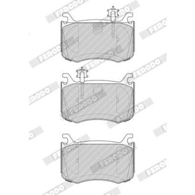 Ferodo | Bremsbelagsatz, Scheibenbremse | FDB4848 Ferodo | Bremsbelagsatz, Scheibenbremse | FDB4848