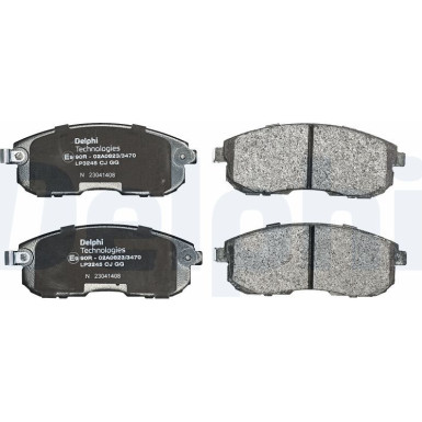 LP3245 Bremsbelagsatz, Scheibenbremse