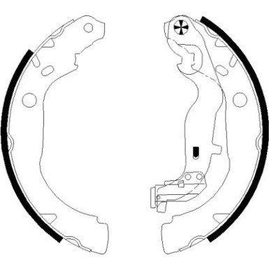 91082900 Bremsbackensatz