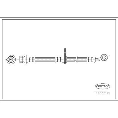 19035115 Bremsschlauch 19035115 Bremsschlauch