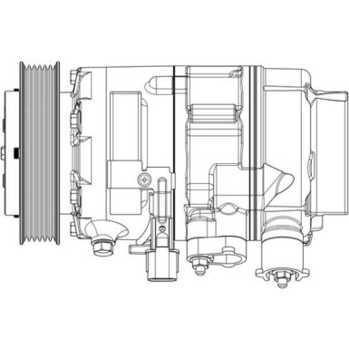 Mahle | Kompressor, Klimaanlage | ACP 637 000P