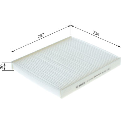 BOSCH 1 987 432 038 Innenraumfilter