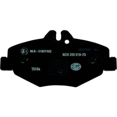 Hella | Bremsbelagsatz, Scheibenbremse | 8DB 355 018-731