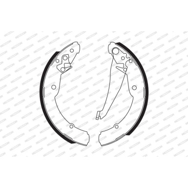 Ferodo | Bremsbackensatz | FSB549