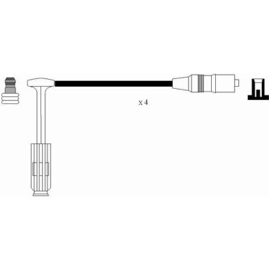 0755 Zündleitungssatz