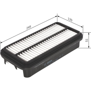 BOSCH 1 457 433 957 Luftfilter