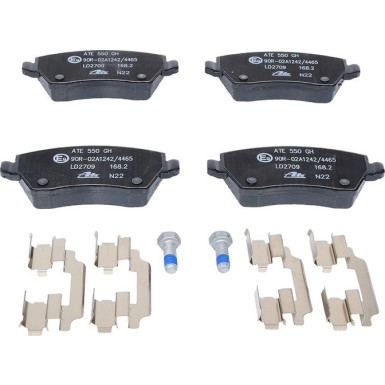 Bremsbelagsatz, Scheibenbremse ATE Ceramic 13.0470-2709.2