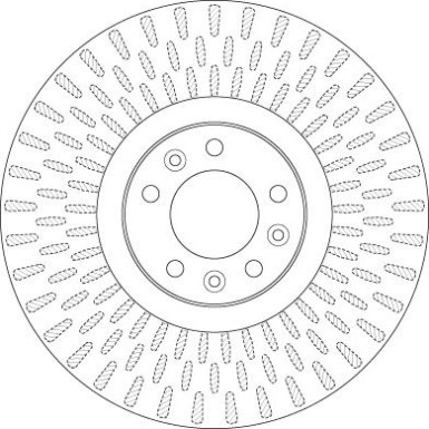 TRW | Bremsscheibe | DF6427S