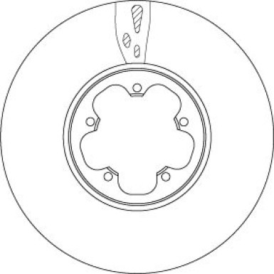 Bremsscheibe TRW SINGLE DF6752S