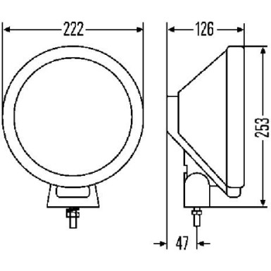 Hella 2 x HELLA Fernscheinwerfer 1F8 006 800-311