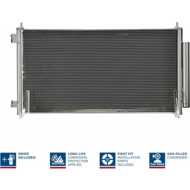 Nissens | Kondensator, Klimaanlage | 940140