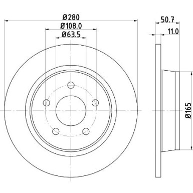 Hella | Bremsscheibe | 8DD 355 118-211
