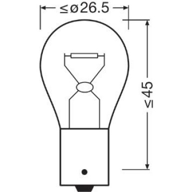 7511 Glühlampe, Blinkleuchte ORIGINAL