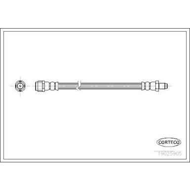 Corteco | Bremsschlauch | 19025905