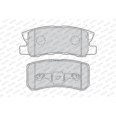 Ferodo Bremsbelagsatz, Scheibenbremse PREMIER FDB1604