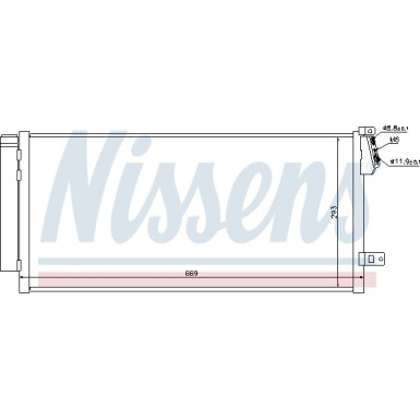 940169 Kondensator, Klimaanlage ** FIRST FIT ** 940169 Kondensator, Klimaanlage ** FIRST FIT **