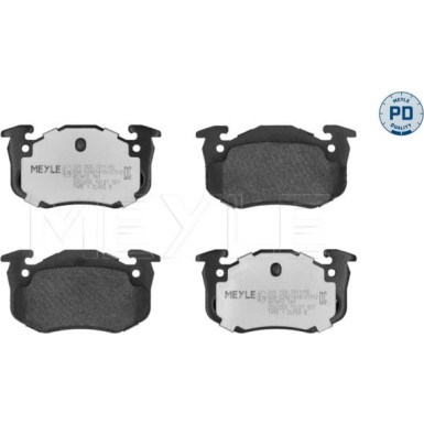 Meyle | Bremsbelagsatz, Scheibenbremse | 025 209 7311/PD