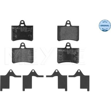 Meyle Bremsbelagsatz, Scheibenbremse MEYLE-ORIGINAL: True to OE 025 233 0515