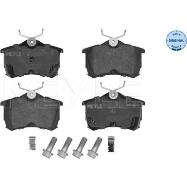 Meyle Bremsbelagsatz, Scheibenbremse MEYLE-ORIGINAL: True to OE 025 235 2714/W