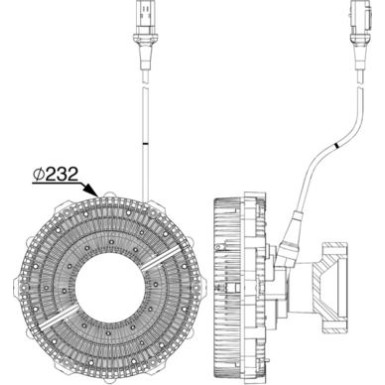 Mahle | Kupplung, Kühlerlüfter | CFC 251 000P