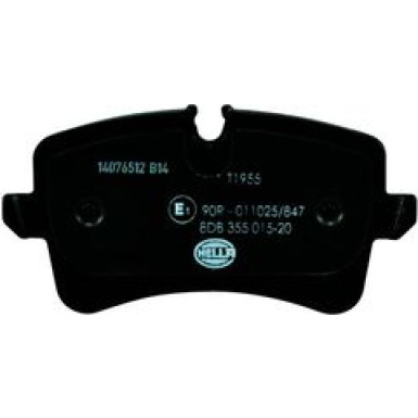 Hella | Bremsbelagsatz, Scheibenbremse | 8DB 355 015-201