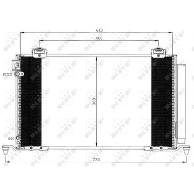 35595 Kondensator, Klimaanlage EASY FIT