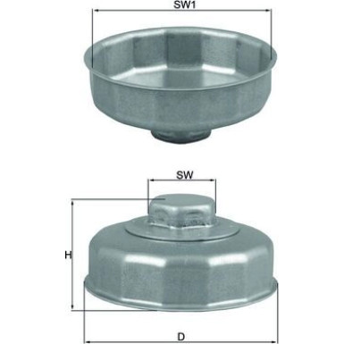 OCS 1 Ölfilterschlüssel