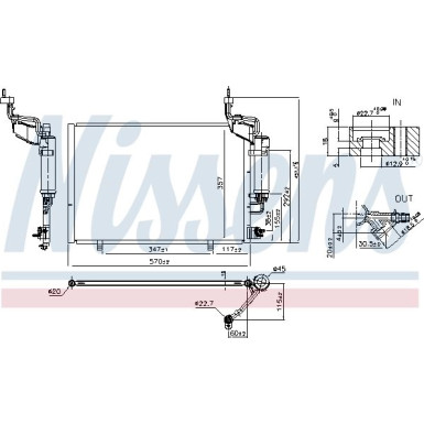 940526 Kondensator, Klimaanlage
