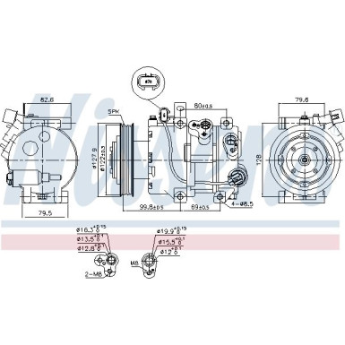 890423 Kompressor, Klimaanlage ** FIRST FIT **