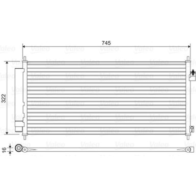 814413 Kondensator, Klimaanlage