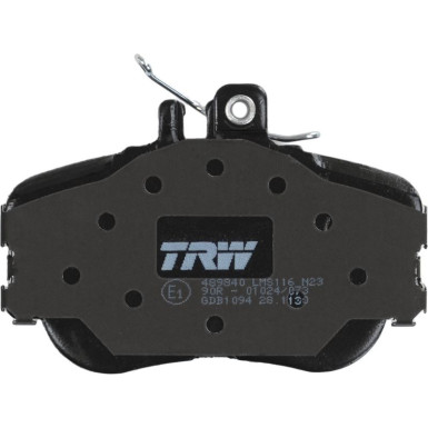 TRW Bremsbelagsatz, Scheibenbremse COTEC GDB1094