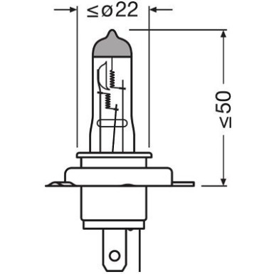 Osram | Glühlampe, Fernscheinwerfer | 64181L