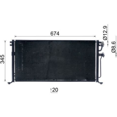 Mahle | Kondensator, Klimaanlage | AC 485 001S