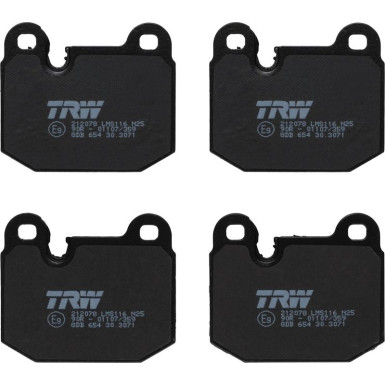 TRW Bremsbelagsatz, Scheibenbremse GDB654
