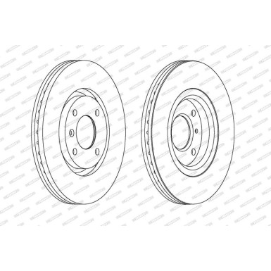Ferodo Bremsscheibe PREMIER Coat+ disc DDF1152C