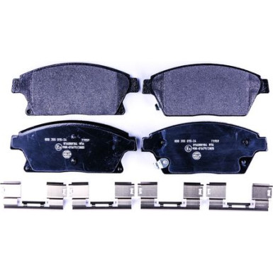 Hella | Bremsbelagsatz, Scheibenbremse | 8DB 355 015-241