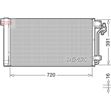 Denso | Kondensator, Klimaanlage | DCN32020