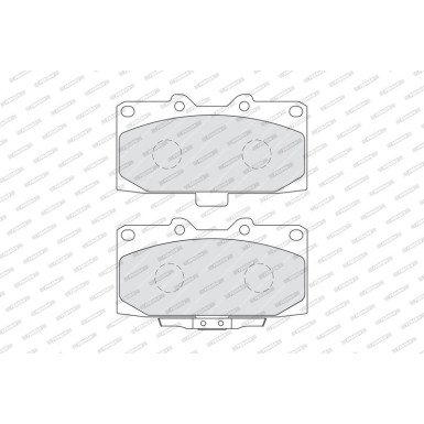 FDB1982 Bremsbelagsatz, Scheibenbremse PREMIER ECO FRICTION