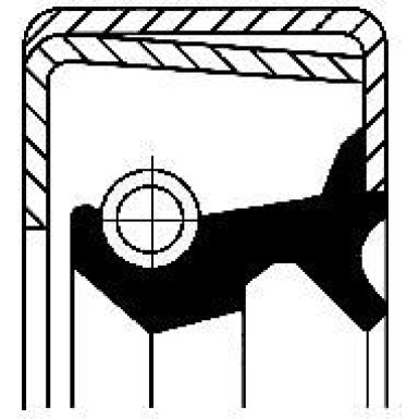 19015047B Wellendichtring, Radnabe