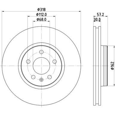 Hella | Bremsscheibe | 8DD 355 125-181