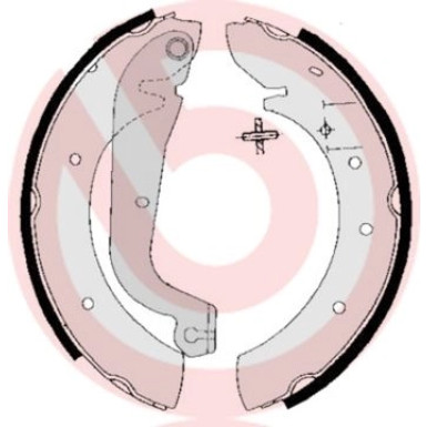 Brembo | Bremsbackensatz | S 61 514