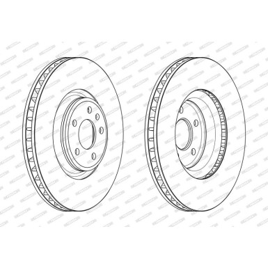 Ferodo | Bremsscheibe | DDF2598C-1