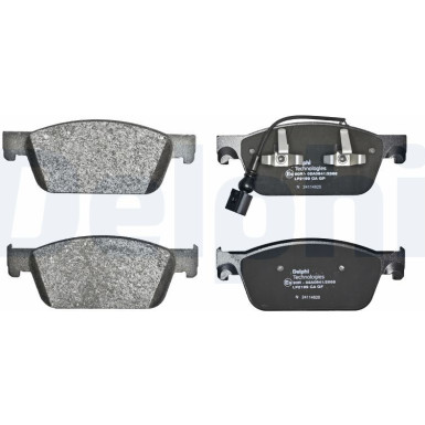 Delphi | Bremsbelagsatz, Scheibenbremse | LP2199 Delphi | Bremsbelagsatz, Scheibenbremse | LP2199