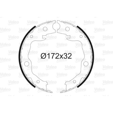 564128 Bremsbackensatz, Feststellbremse