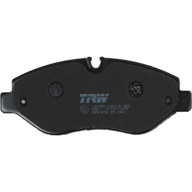 TRW Bremsbelagsatz, Scheibenbremse COTEC GDB1698 TRW Bremsbelagsatz, Scheibenbremse COTEC GDB1698