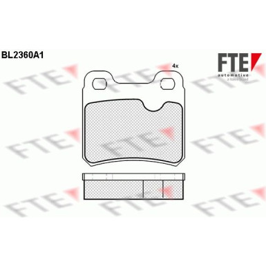 9010710 Bremsbelagsatz, Scheibenbremse