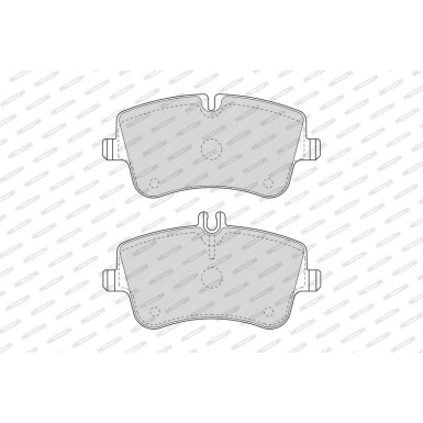 Ferodo | Bremsbelagsatz, Scheibenbremse | FDB1429